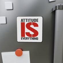 Load image into Gallery viewer, Attitude IS Everything red black Die-Cut Magnets
