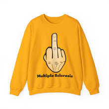 Load image into Gallery viewer, Middle Finger Multiple Sclerosis Unisex Heavy Blend™ Crewneck Sweatshirt
