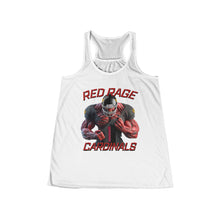 Load image into Gallery viewer, Cardinals Red Rage #1 Woman’s Football Fan Flowy Tank Top
