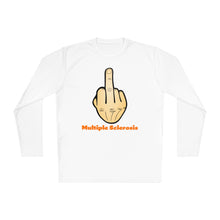 Load image into Gallery viewer, Middle Finger Multiple Sclerosis Unisex Lightweight Long Sleeve Tee
