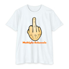 Load image into Gallery viewer, Middle Finger Multiple Sclerosis Unisex CVC Jersey T-shirt
