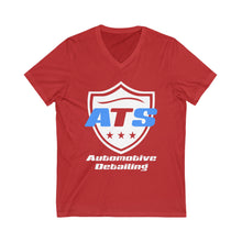 Load image into Gallery viewer, ATS Automotive Detailing Unisex Jersey Short Sleeve V-Neck Tee
