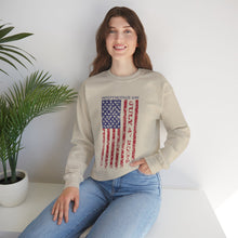 Load image into Gallery viewer, Independence Day USA Flag July 4th 2024 Unisex Heavy Blend™ Crewneck Sweatshirt
