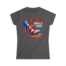 Load image into Gallery viewer, Harris Walz 2024 Women&#39;s Softstyle Tee
