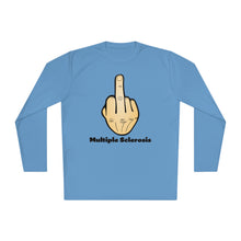 Load image into Gallery viewer, Middle Finger Multiple Sclerosis Unisex Lightweight Long Sleeve Tee
