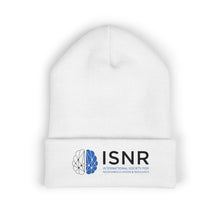 Load image into Gallery viewer, ISNR Classic Cuffed White Beanie - Embroidered
