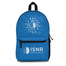 Load image into Gallery viewer, ISNR Logo Blue Backpack - Neuroregulation Disciplines
