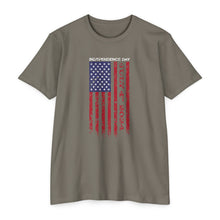 Load image into Gallery viewer, Independence Day USA Flag July 4th 2024 Unisex CVC Jersey T-shirt
