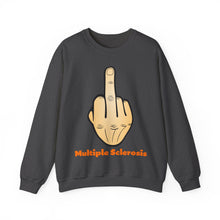 Load image into Gallery viewer, Middle Finger Multiple Sclerosis Unisex Heavy Blend™ Crewneck Sweatshirt
