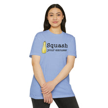 Load image into Gallery viewer, Squash Your Excuses Motivational CVC Jersey T-shirt
