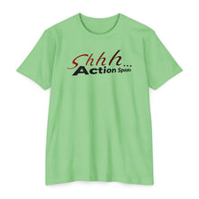 Load image into Gallery viewer, Shhh Action Speaks Motivational Unisex CVC Jersey T-shirt
