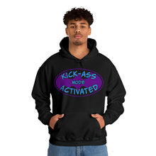 Load image into Gallery viewer, Kick Ass Mode Activated F Cancer Unisex Heavy Blend™ Hooded Sweatshirt
