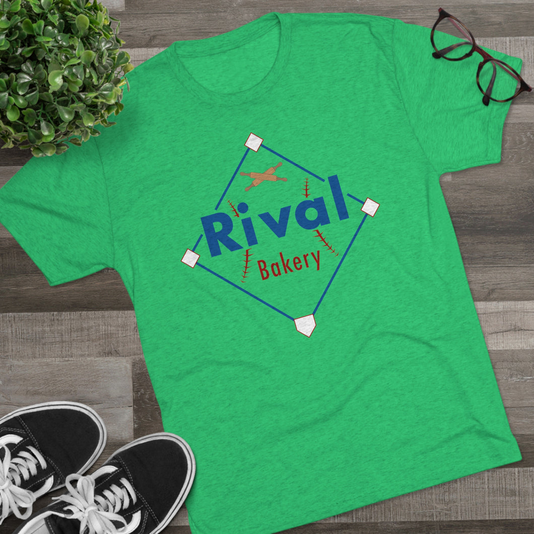 Rival Bakery Unisex Tri-Blend Crew Tee