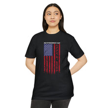 Load image into Gallery viewer, Independence Day USA Flag July 4th 2024 Unisex CVC Jersey T-shirt
