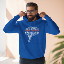 Load image into Gallery viewer, Multiple Sclerosis It’s All In Your Head Three-Panel Fleece Hoodie
