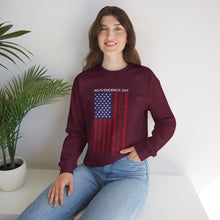 Load image into Gallery viewer, Independence Day USA Flag July 4th 2024 Unisex Heavy Blend™ Crewneck Sweatshirt
