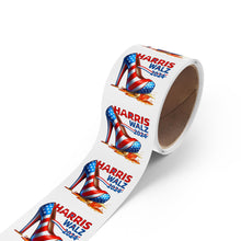 Load image into Gallery viewer, Harris Walz 2024 Square Sticker Label Rolls
