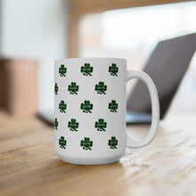 Load image into Gallery viewer, Kiss Me I’m Irish St Patrick’s Day Ceramic Mug 15oz
