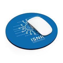 Load image into Gallery viewer, ISNR Logo Circular Mouse Pad - Neuroregulation Disciplines
