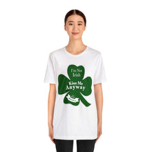 Load image into Gallery viewer, St. Patricks Day 2024 I am Not Irish Kiss Me Anyway Unisex Softstyle T-Shirt
