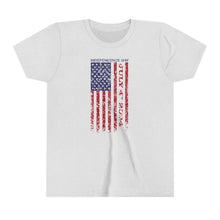 Load image into Gallery viewer, Independence Day USA Flag July 4th 2024 Youth Short Sleeve Tee
