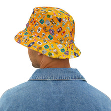 Load image into Gallery viewer, What’s Wild Colorful Retro Bucket Hat - Perfect for Game Nights &amp; Celebrations
