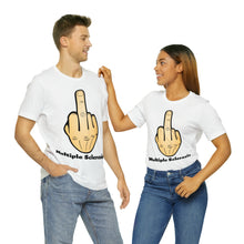 Load image into Gallery viewer, MS Middle Finger Unisex Jersey Crew Neck T-shirt
