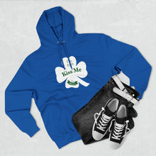 Load image into Gallery viewer, I’m Irish Kiss Me St Patricks Day Three-Panel Fleece Hoodie
