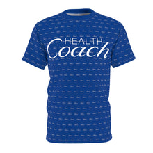 Load image into Gallery viewer, Team Awesomesauce Health Coach Unisex Cut &amp; Sew Tee (AOP)
