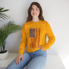 Load image into Gallery viewer, Independence Day USA Flag July 4th 2024 Unisex Heavy Blend™ Crewneck Sweatshirt
