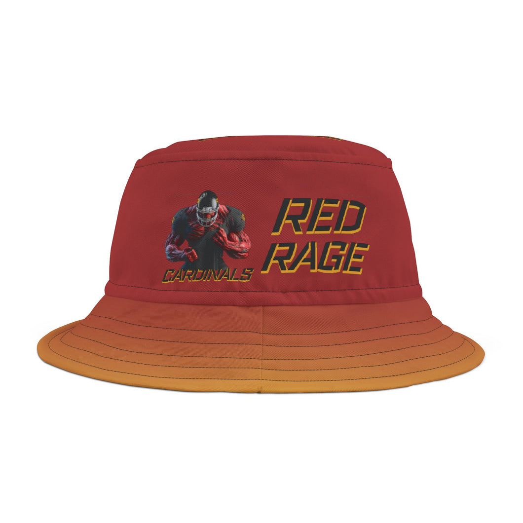 Cardinals Red Rage Personalized Bucket Hat (AOP)