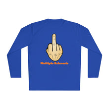 Load image into Gallery viewer, Middle Finger Multiple Sclerosis Unisex Lightweight Long Sleeve Tee
