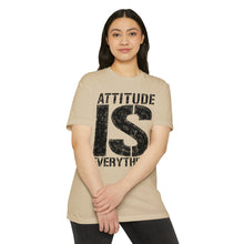 Load image into Gallery viewer, Attitude Is Everything Motivational Unisex CVC Jersey T-shirt
