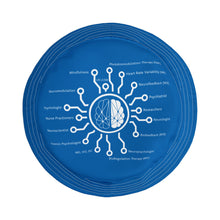 Load image into Gallery viewer, ISNR Neuroregulation Disciplines Blue Bucket Hat - Ideal for Summer Fun &amp; Outdoor Adventures

