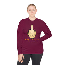 Load image into Gallery viewer, Middle Finger Multiple Sclerosis Unisex Lightweight Long Sleeve Tee
