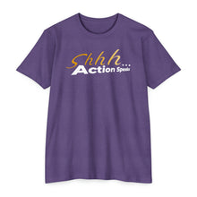 Load image into Gallery viewer, Shhh Action Speaks Motivational Unisex CVC Jersey T-shirt
