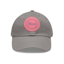 Load image into Gallery viewer, Team Awesomesauce Dad Hat with Leather Patch (Round)
