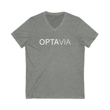 Load image into Gallery viewer, Optavia Unisex Jersey Short Sleeve V-Neck Tee
