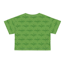 Load image into Gallery viewer, Kiss Me Im Irish Lucky Green Crop Tee
