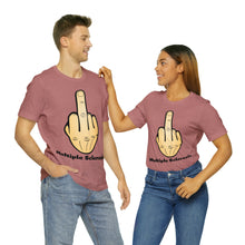 Load image into Gallery viewer, MS Middle Finger Unisex Jersey Crew Neck T-shirt
