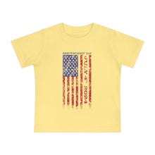 Load image into Gallery viewer, Independence Day July 4 2024 USA Flag Baby Short Sleeve T-Shirt
