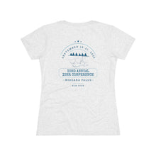 Load image into Gallery viewer, ISNR 2025 Conference Women&#39;s Triblend Tee
