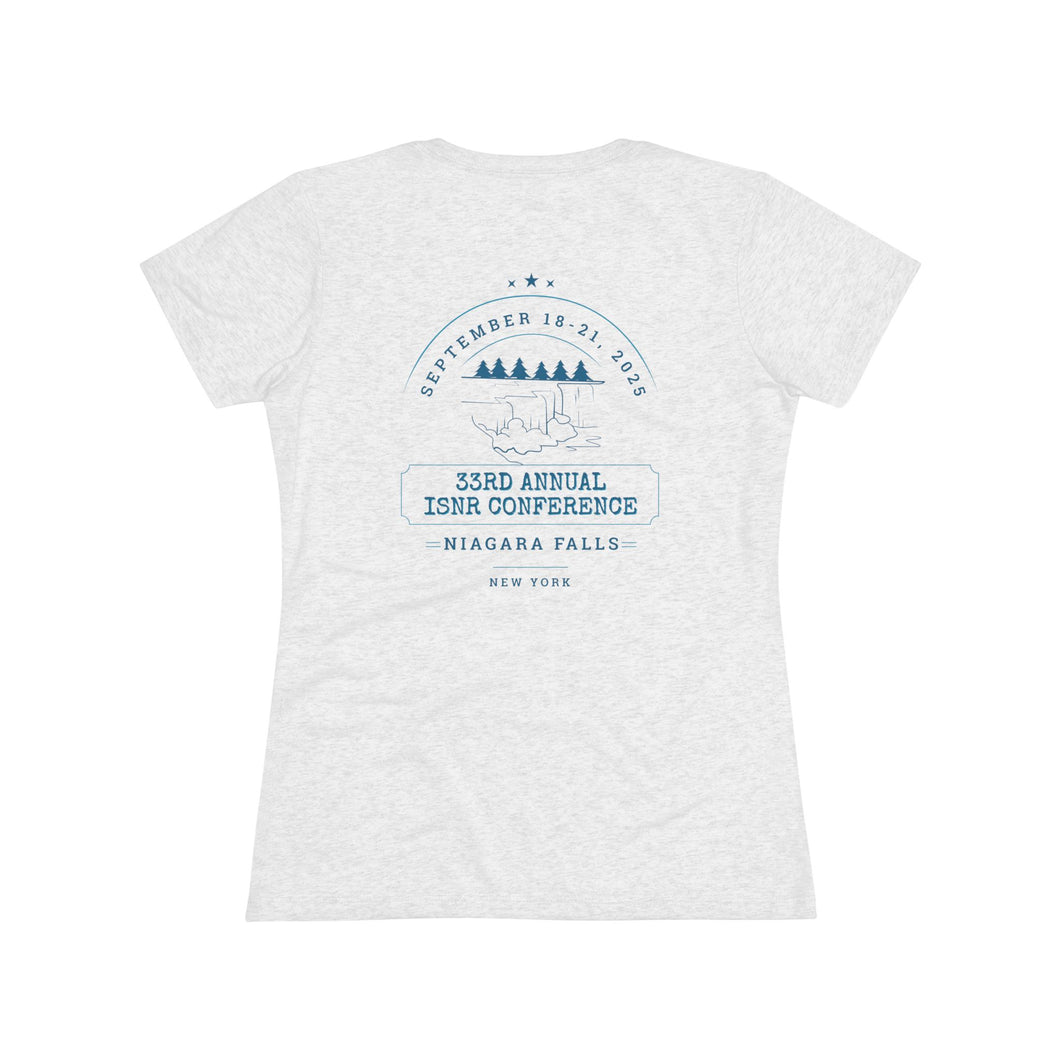 ISNR 2025 Conference Women's Triblend Tee