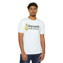 Load image into Gallery viewer, Squash Your Excuses Motivational CVC Jersey T-shirt
