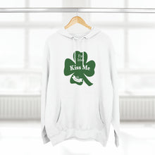 Load image into Gallery viewer, I’m Irish Kiss Me St Patricks Day Three-Panel Fleece Hoodie
