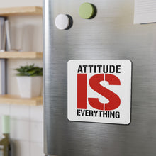 Load image into Gallery viewer, Attitude IS Everything red black Die-Cut Magnets
