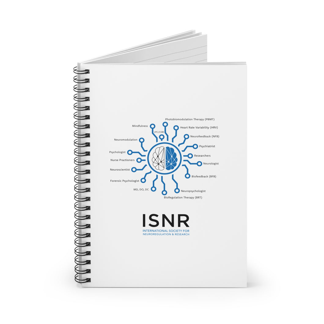 ISNR Neuroregulation Disciplines Spiral Notebook