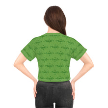 Load image into Gallery viewer, Kiss Me Im Irish Lucky Green Crop Tee
