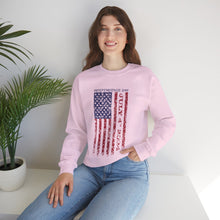 Load image into Gallery viewer, Independence Day USA Flag July 4th 2024 Unisex Heavy Blend™ Crewneck Sweatshirt
