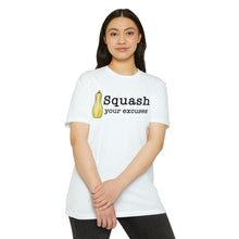 Load image into Gallery viewer, Squash Your Excuses Motivational CVC Jersey T-shirt
